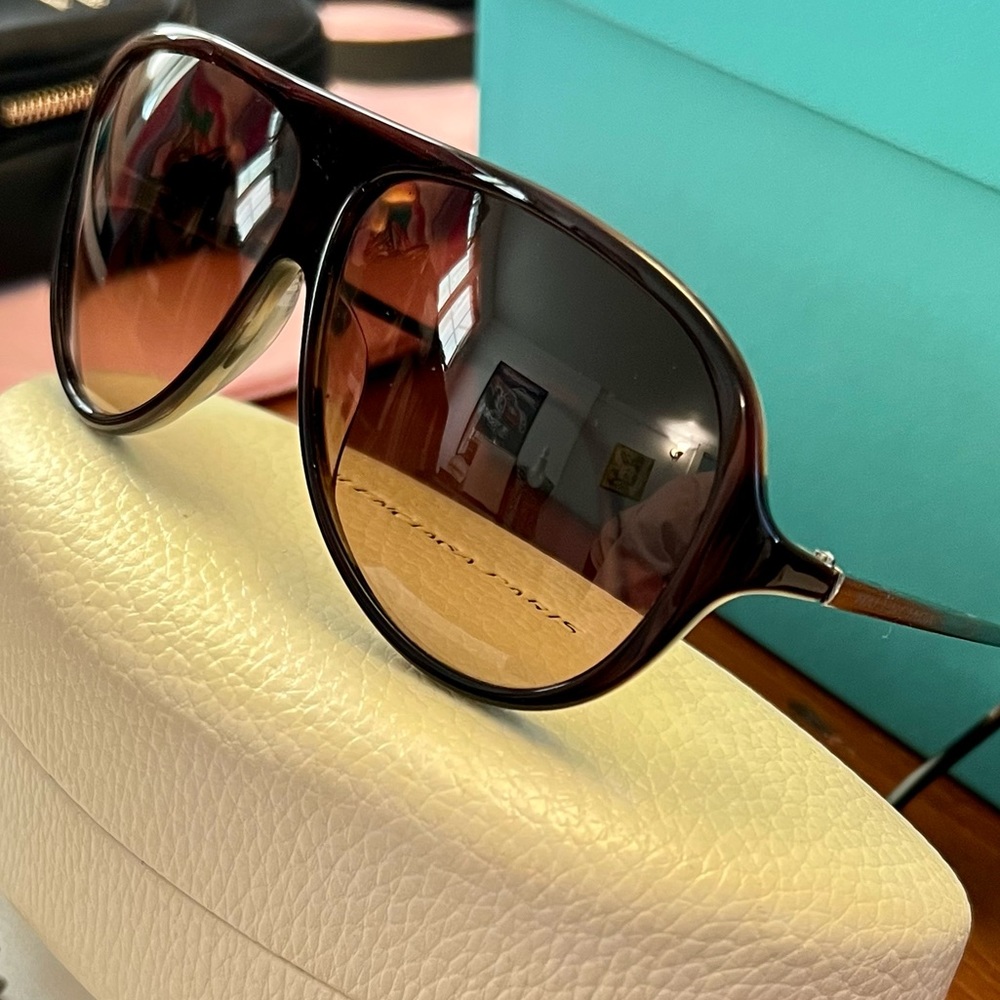 Authentic Balenciaga Aviator Sunglasses BAL0107/S Case Pouch & Cloth LIKE NEW